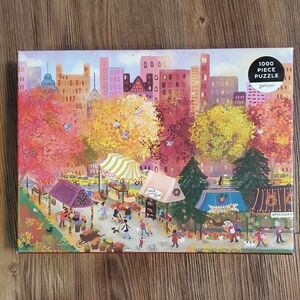 Autumn Market 1000 Piece Puzzle - Multicolor